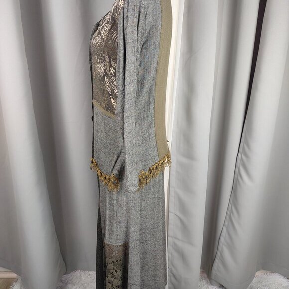 Vintage Spencer Alexis Patchwork Boho Jacket Skirt Set Cottagecore Size 6 - Picture 6 of 15